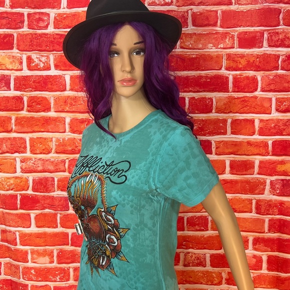 Affliction Women’s T-Shirt - Picture 6 of 13